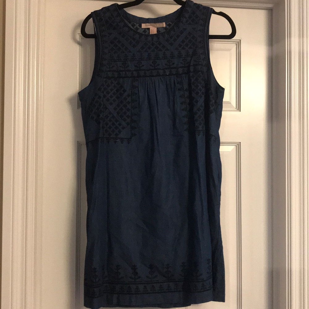 EmbroideredChambray dressforever 21